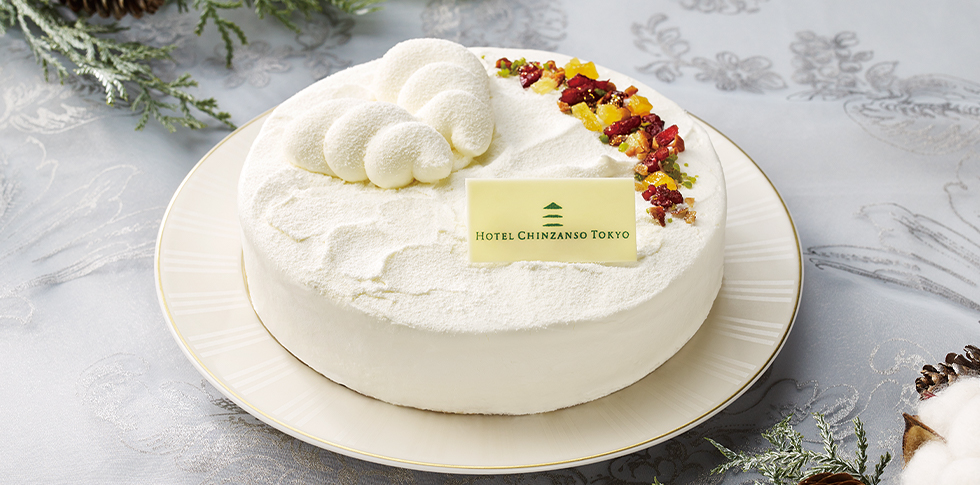 セブン-イレブンのクリスマスケーキ「ホテル椿山荘東京　聖夜の“東京雲海”チーズケーキ」