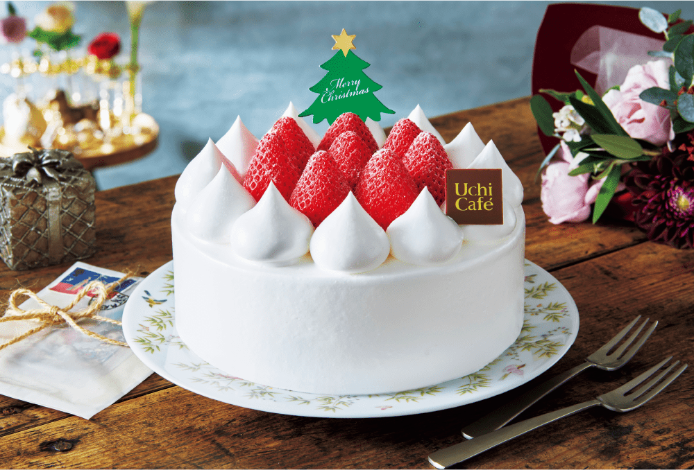 ローソンのクリスマスケーキ「Uchi Café 苺のショートケーキ」