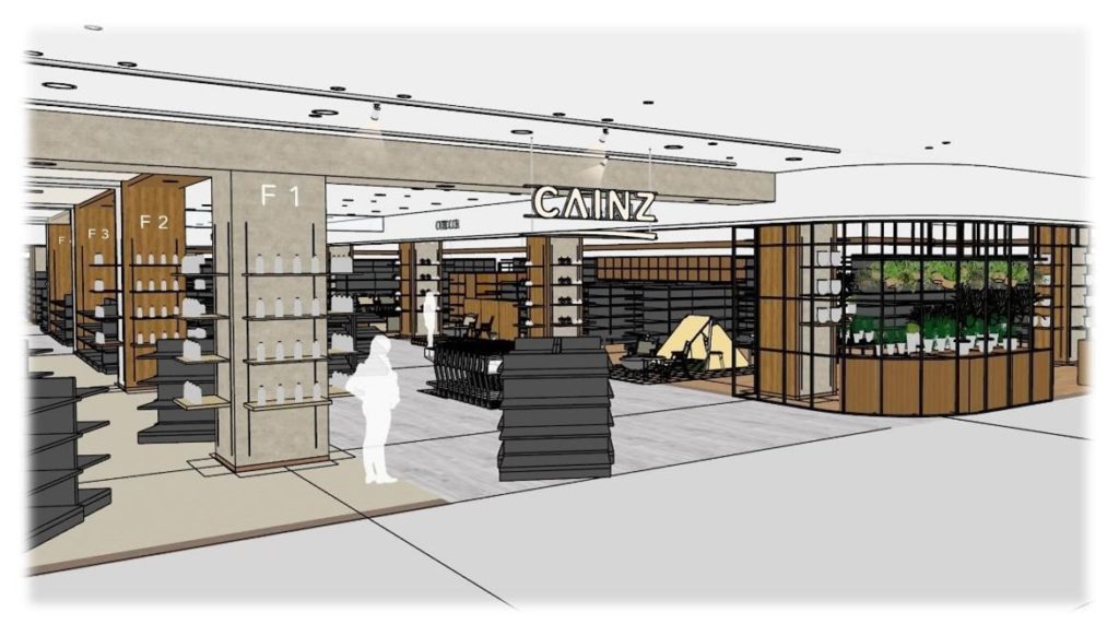 カインズセブンパークアリオ柏店が10月26日グランドオープン、カインズ初の商業施設内2階への出店